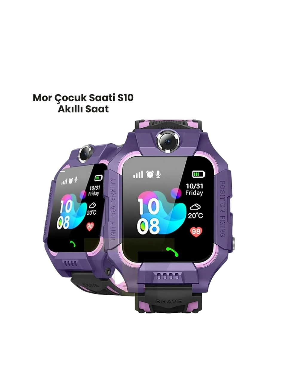 S10 Mor Akıllı Çocuk Saati