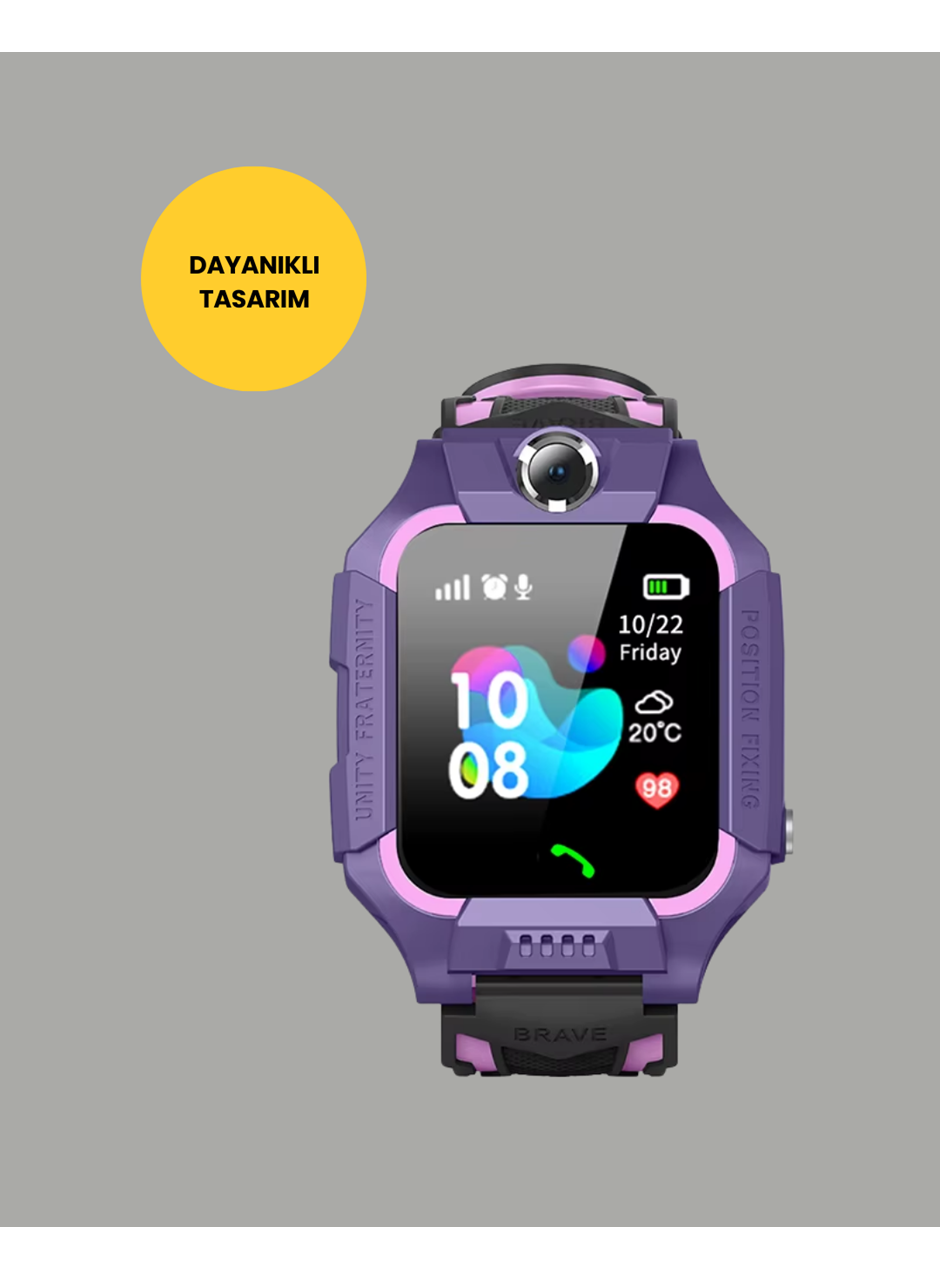 S10 Mor Akıllı Çocuk Saati
