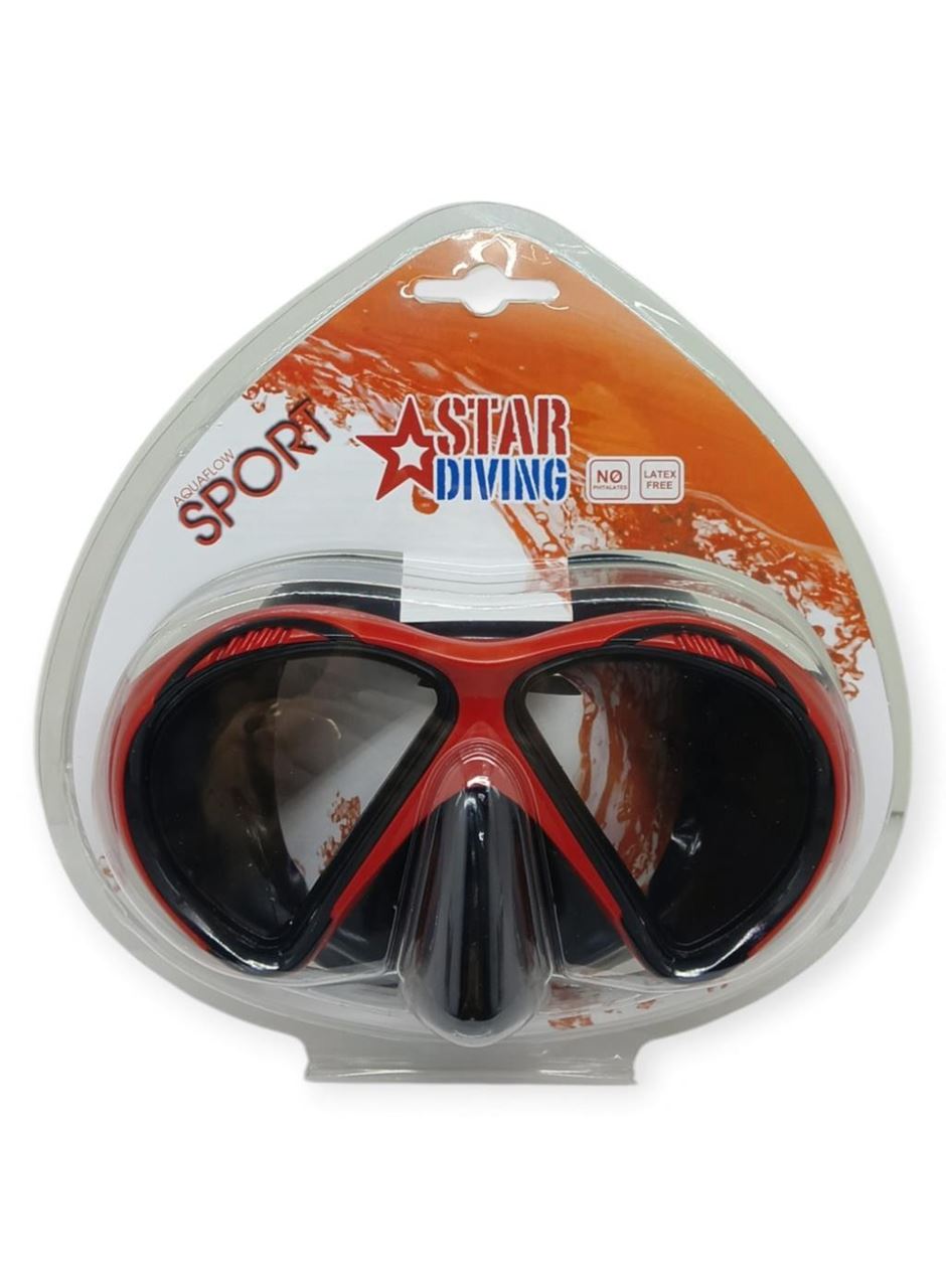 Star Diving Dalış Maskesi Yetişkin - 51701-KIRMIZI