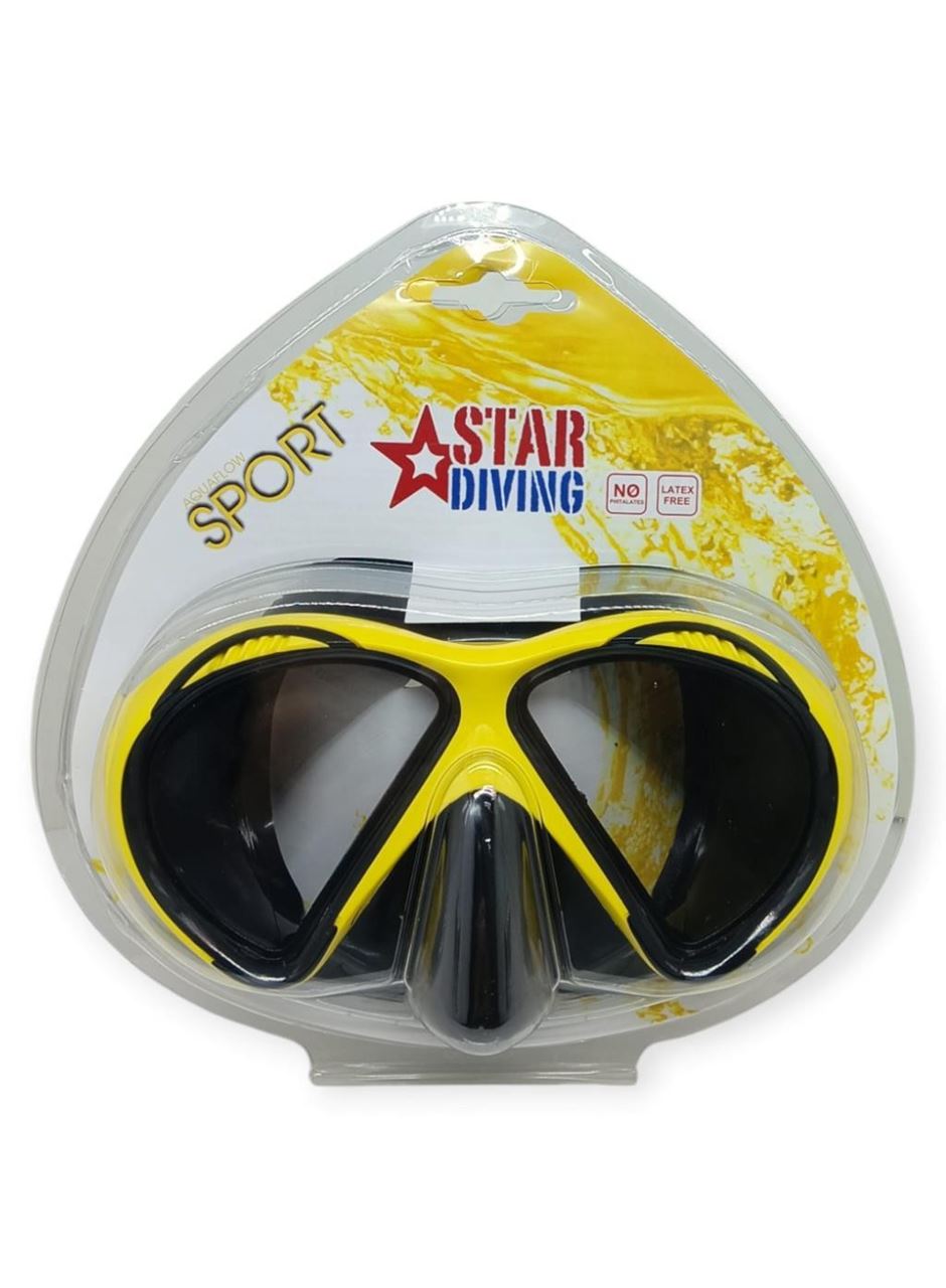 Star Diving Dalış Maskesi Yetişkin - 51701-SARI