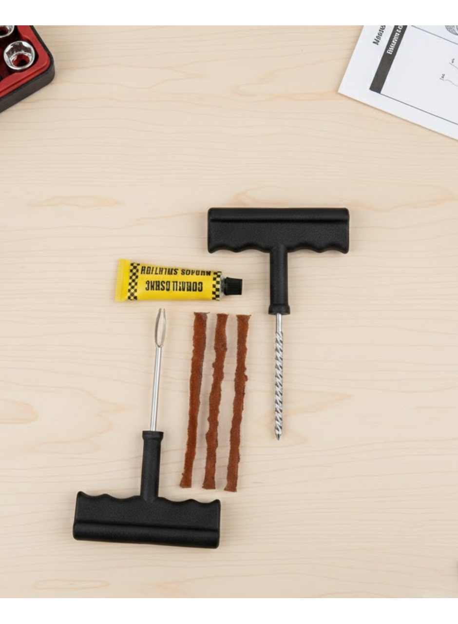 Servise Gerek Kalmadan Patlak Lastik Çözümü 6 Parça Set