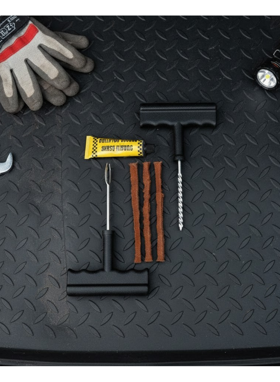 Acil Durumların Kurtarıcısı Çok Amaçlı Lastik Tamir Seti