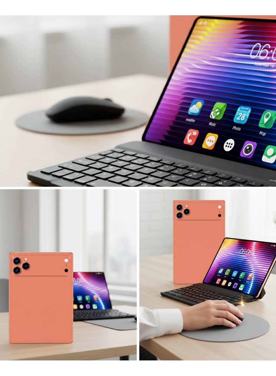 Tablet Bilgisayar Klavye Kılıf Stylus ve Cam Hediyeli