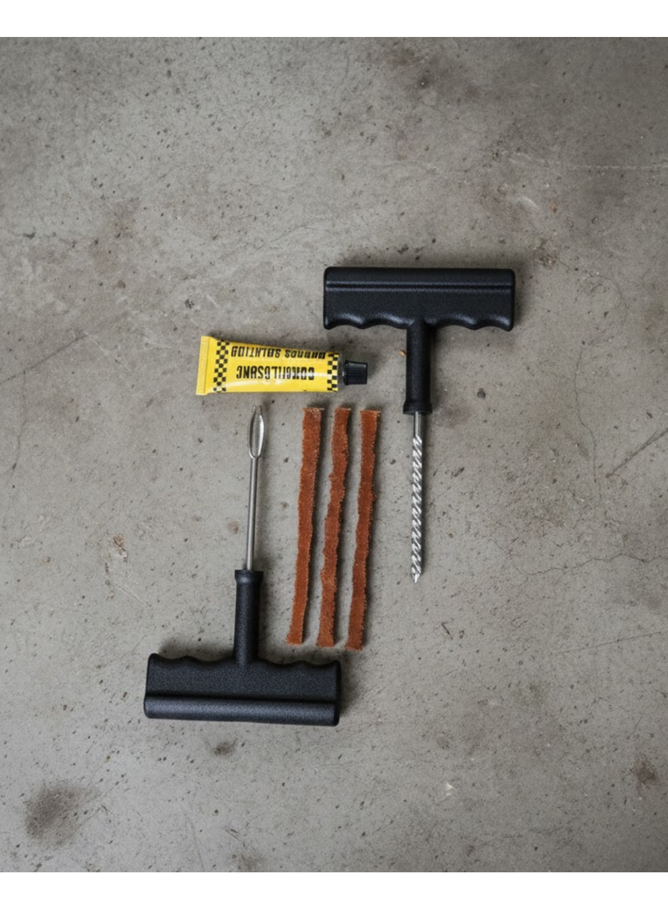 Yolda Kalmaya Son Veren 6 Parça Profesyonel Lastik Tamir Kiti Seti