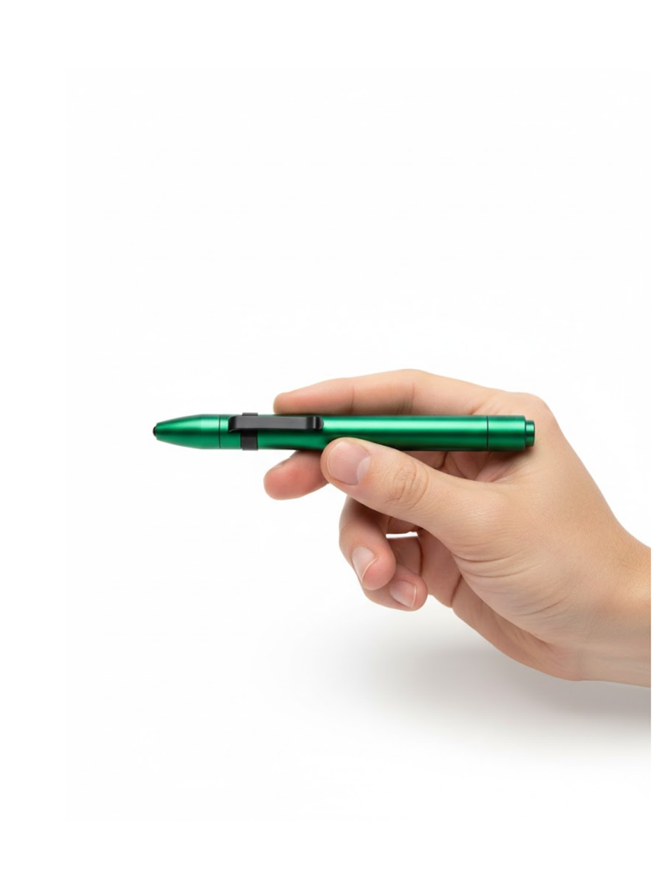 Kompakt Tasarımlı LED Işıklı Kalem Fener Çok Yönlü Kullanım