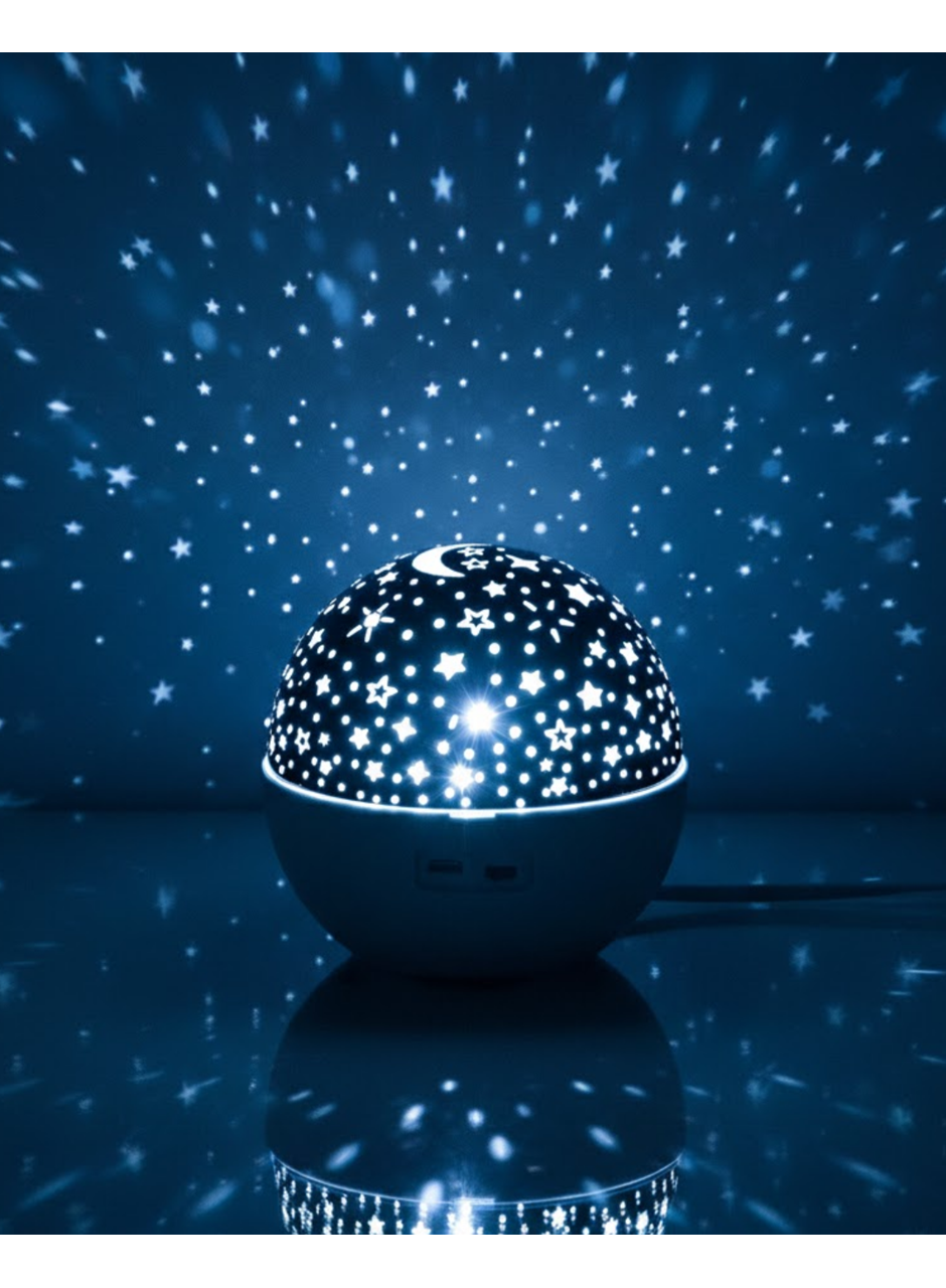 Çocuk ve Yetişkinler İçin Yıldız Projektör Gece Işığı