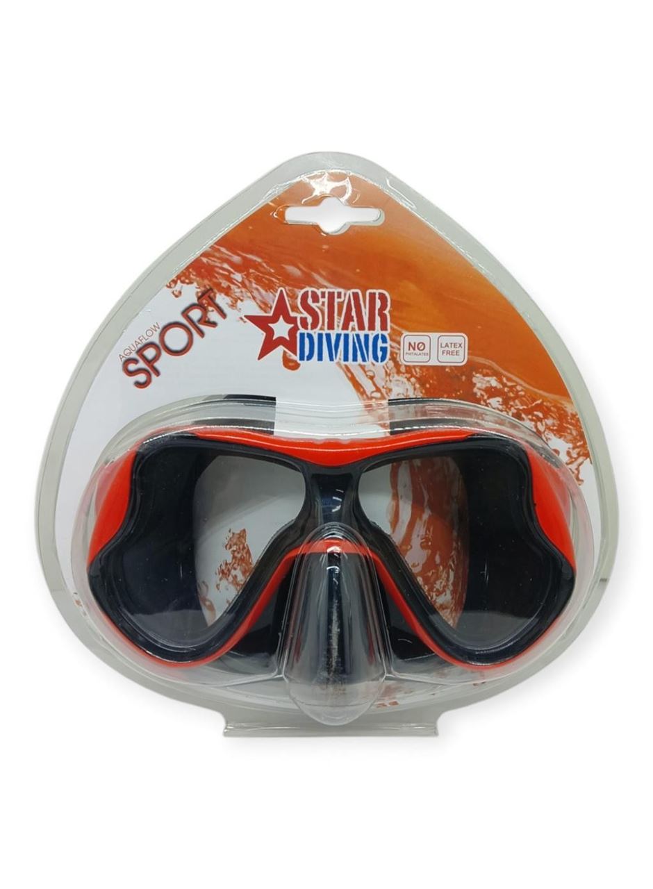 Star Diving Dalış Maskesi Yetişkin - 51705-KIRMIZI