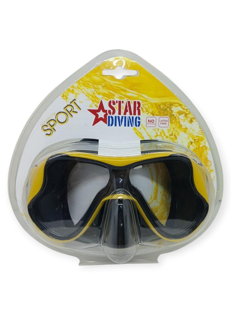 Star Diving Dalış Maskesi Yetişkin - 51705-SARI