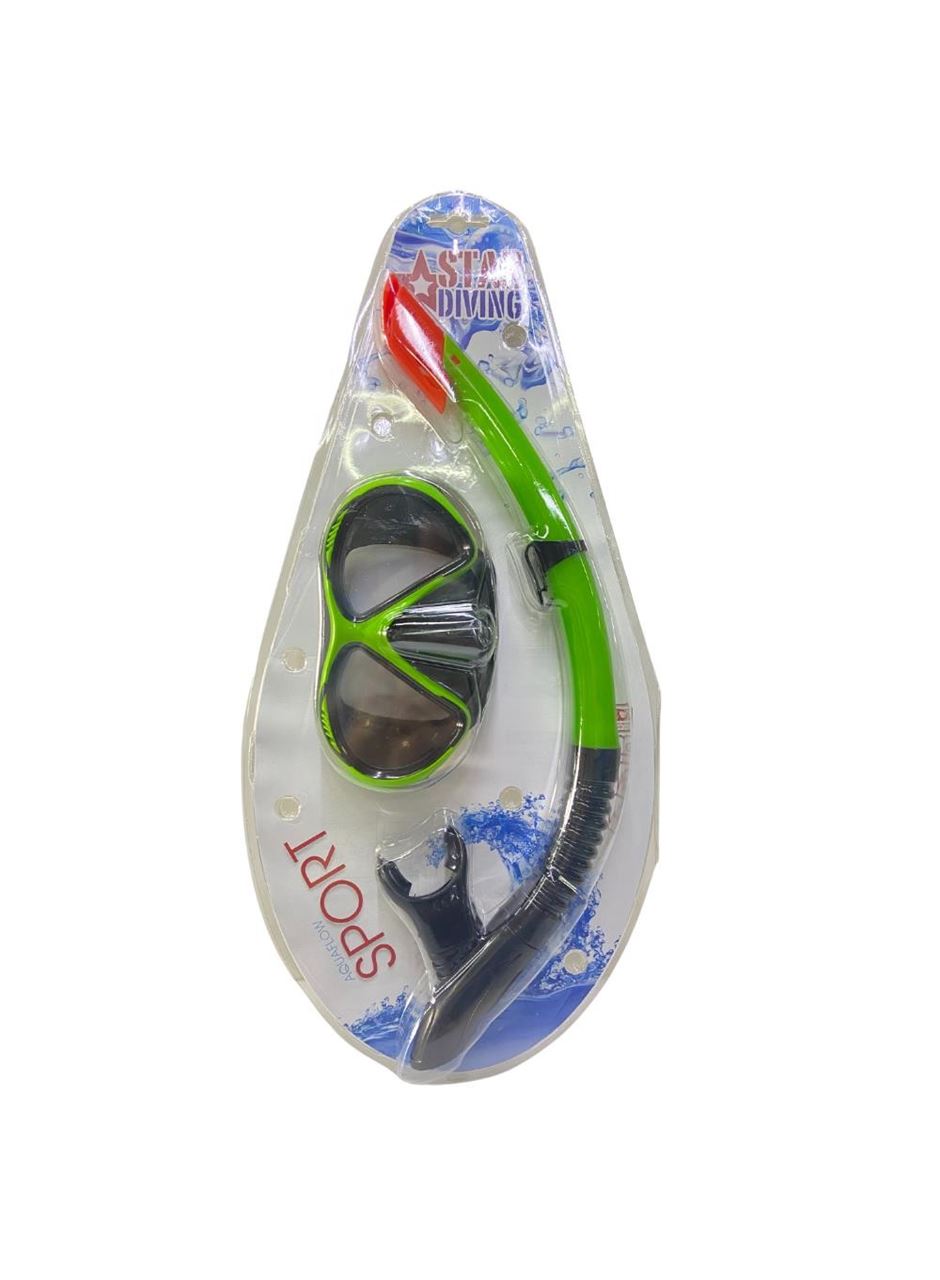 Star Diving Dalış Maskesi ve Snorkel Yetişkin - 51711-YEŞİL