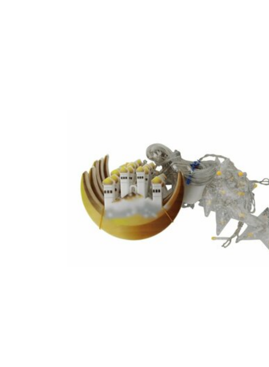 Ev İçi Ramazan LED Aydınlatma Saçağı 3 Metre Şık Tasarım