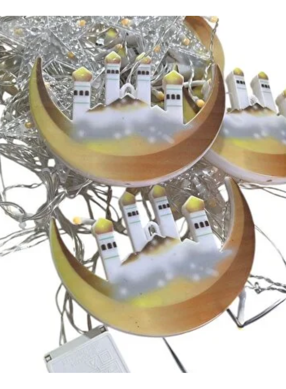 Ev İçi Ramazan LED Aydınlatma Saçağı 3 Metre Şık Tasarım