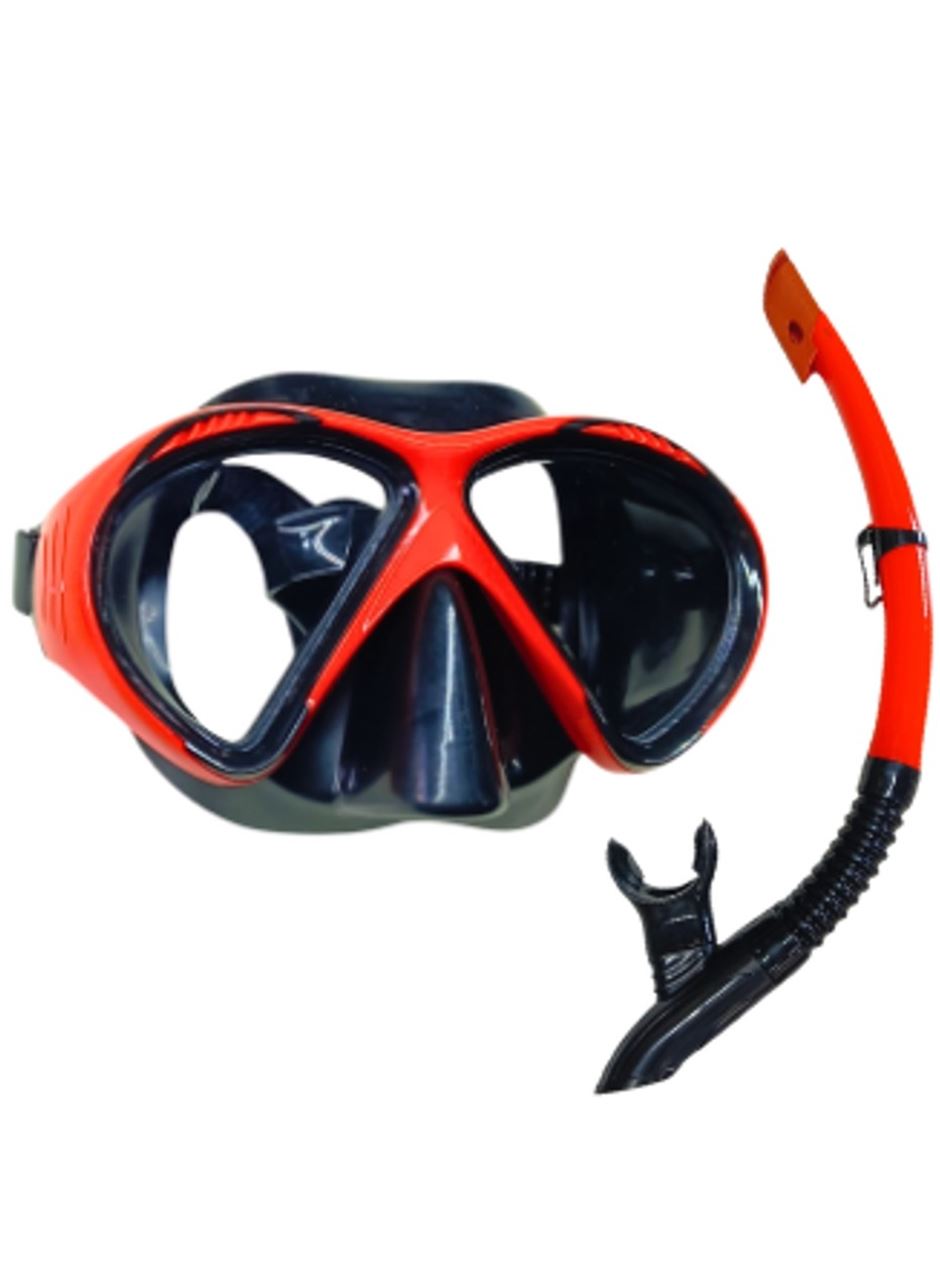 Star Diving Dalış Maskesi ve Snorkel Yetişkin - 51711-KIRMIZI