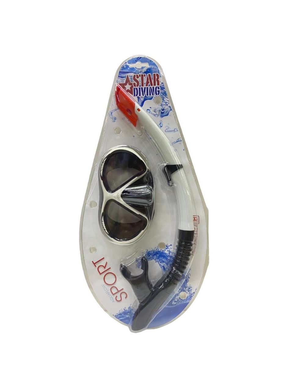 Star Diving Dalış Maskesi ve Snorkel Yetişkin - 51711-BEYAZ