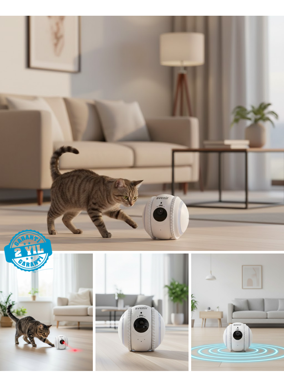 Akıllı Ev İçi Takip Kamerası Bebek Hasta Bakıcı ve Evcil Hayvan Uyumlu
