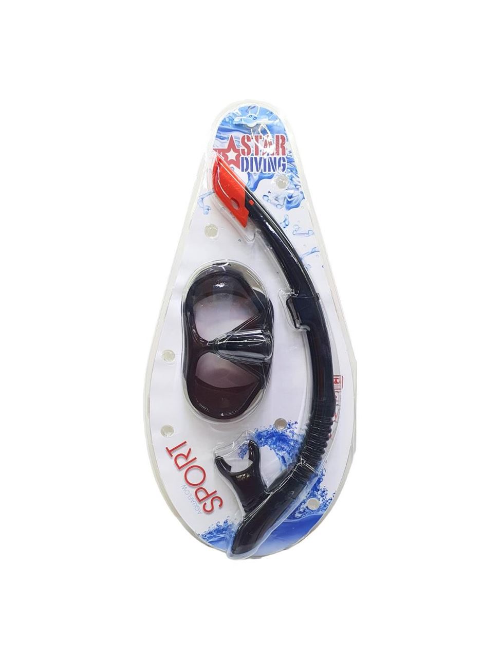 Star Diving Dalış Maskesi ve Snorkel Yetişkin - 51713-SİYAH