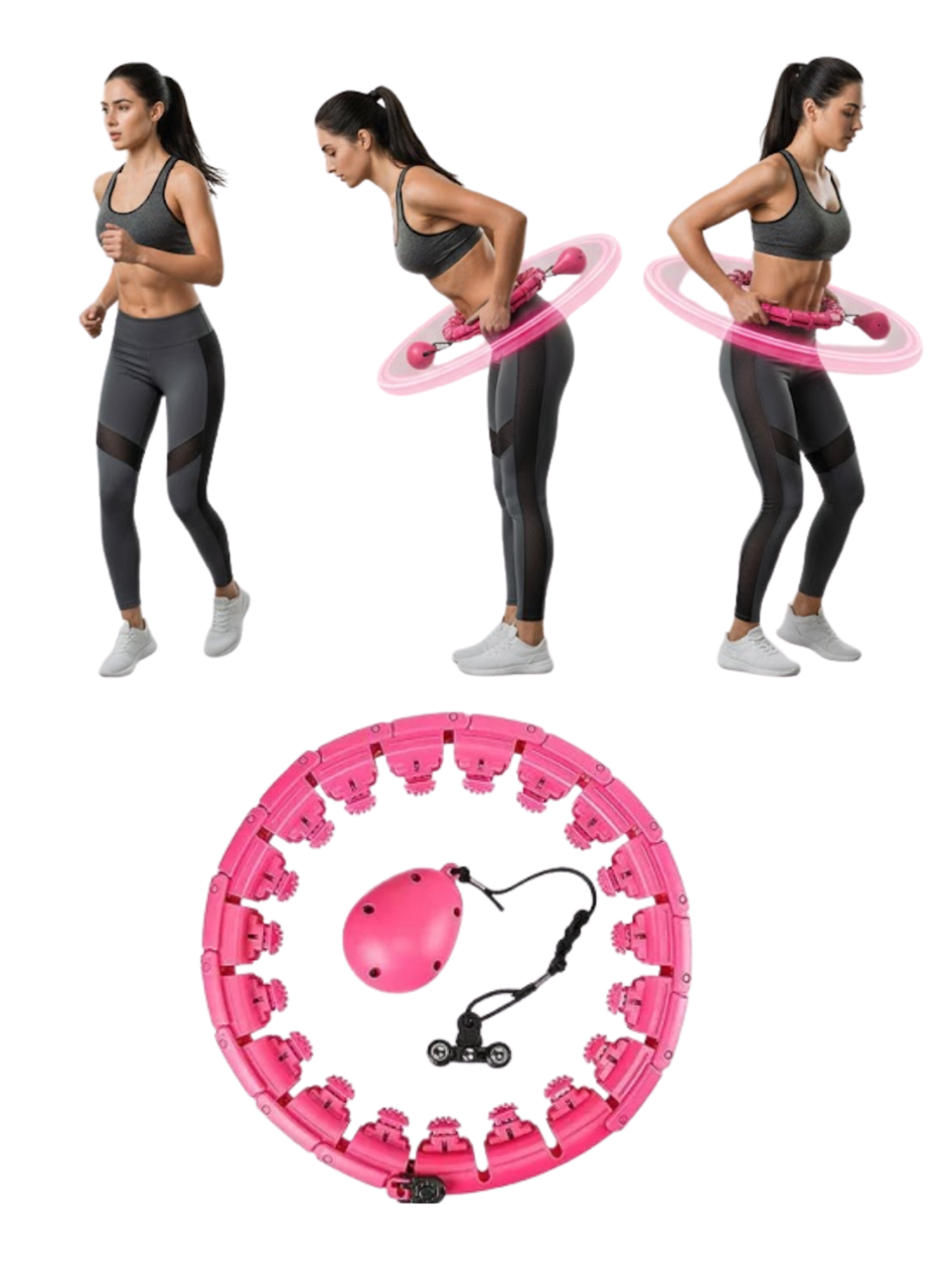 Masajlı Akıllı Hula Hoop Ayarlanabilir Fitness Çemberi