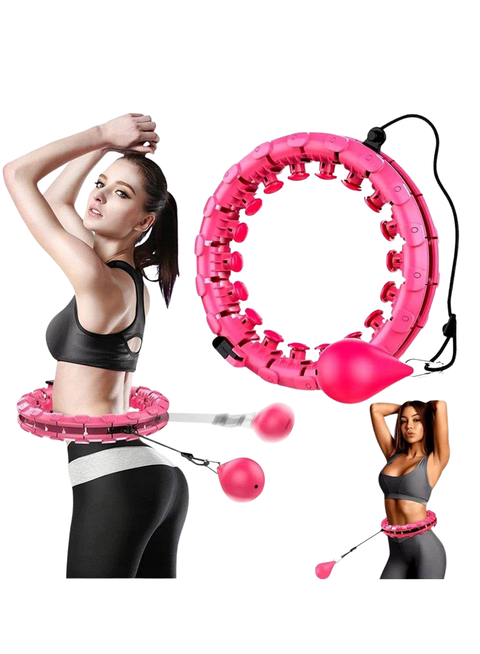 Masajlı Akıllı Hula Hoop Ayarlanabilir Fitness Çemberi