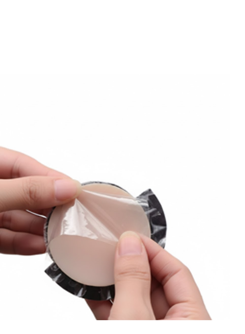 Tekrar Kullanılabilir Silikon Nipple Pad Gün Boyu Sabit - Lisinya