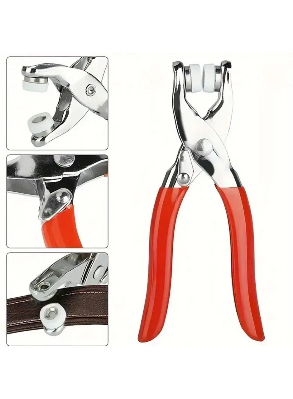 200 Adet Paslanmaz Çelik Çıtçıt Ve Pense Seti Metal Çıt Çıt Makinesi (