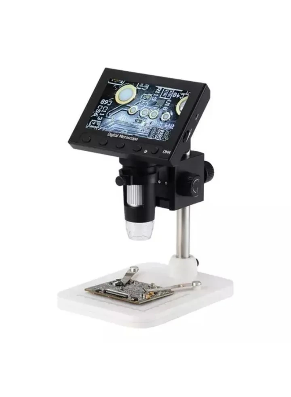 - 1000X 2.0MP USB dijital elektronik mikroskop 8 LCD ekran VGA büyüteç Dm4-s (