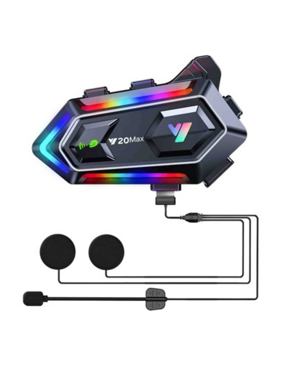 Çift Telefon Destekli Motosiklet Kask Bluetooth Kulaklık