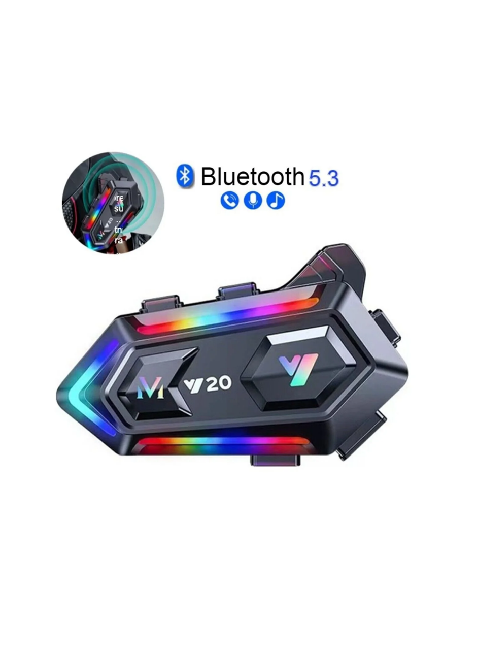 Çift Telefon Destekli Motosiklet Kask Bluetooth Kulaklık