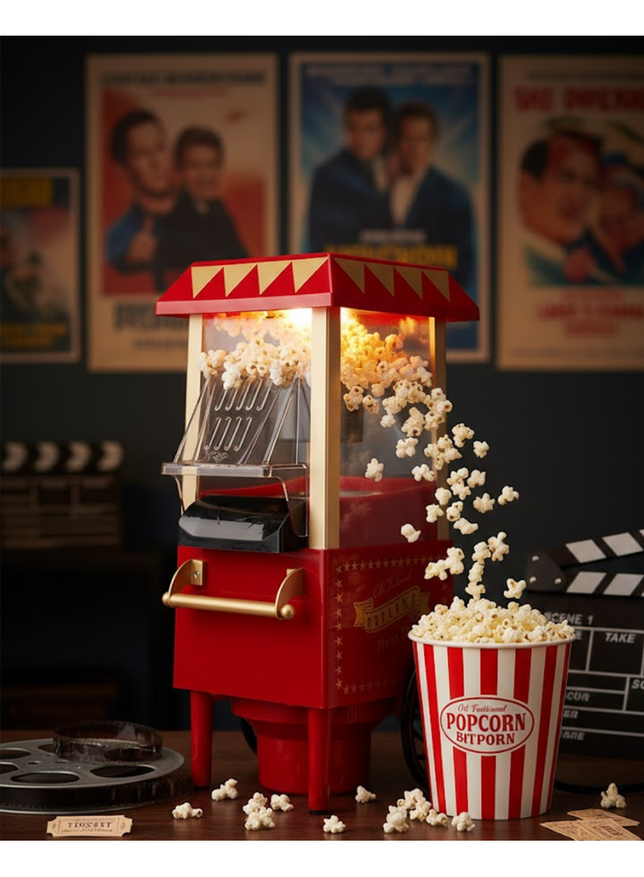 PG618 MISIR PATLATMA MAKİNESİ KIRMIZI