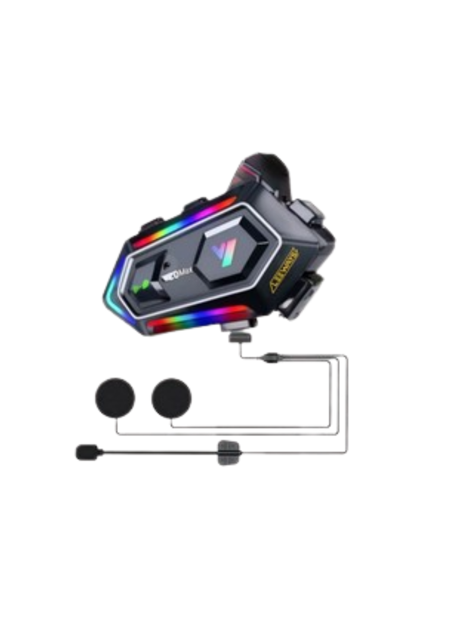 Kablosuz Bluetooth Motosiklet Kask İntercom IPX6 Su Geçirmez