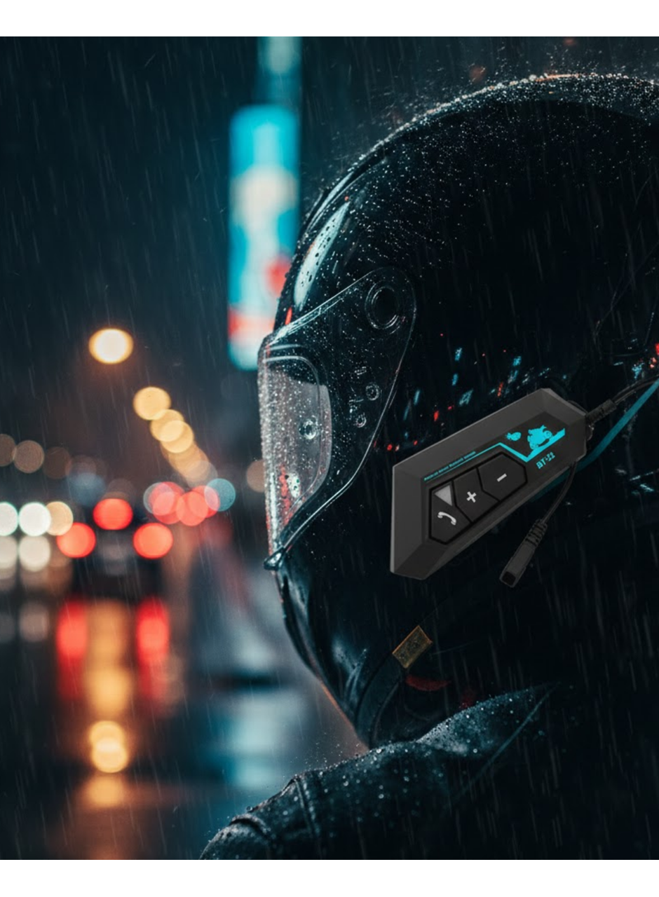 Evrensel Kask Uyumlu Bluetooth Intercom Kulaklık