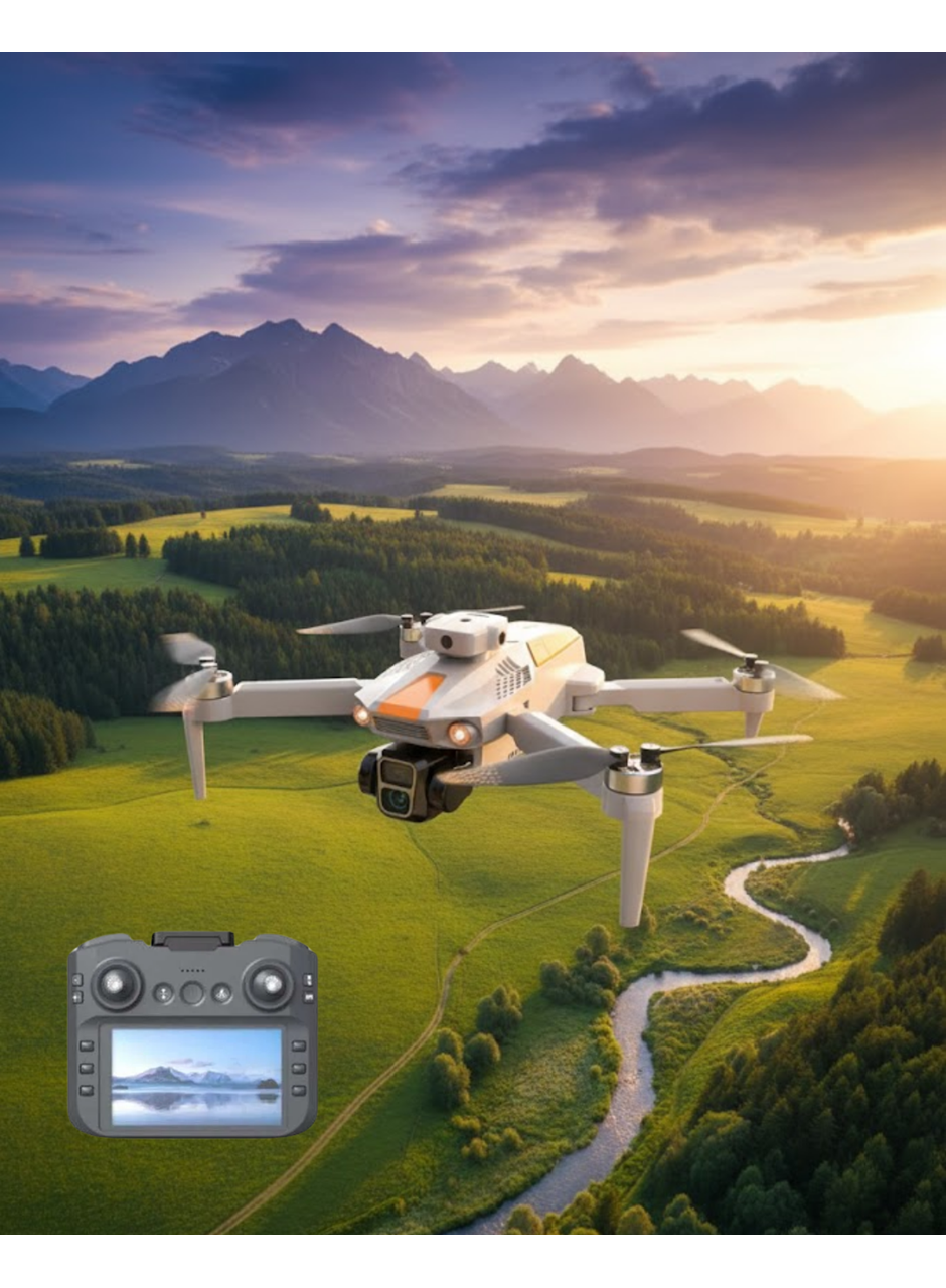 Full HD Kameralı Drone GPS GPRS Destekli 1000M Menzilli