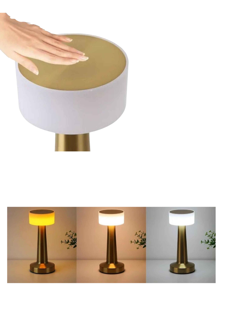 3 Renk Ayarlı LED Masa Lambası Dimmerli Modern Tasarım