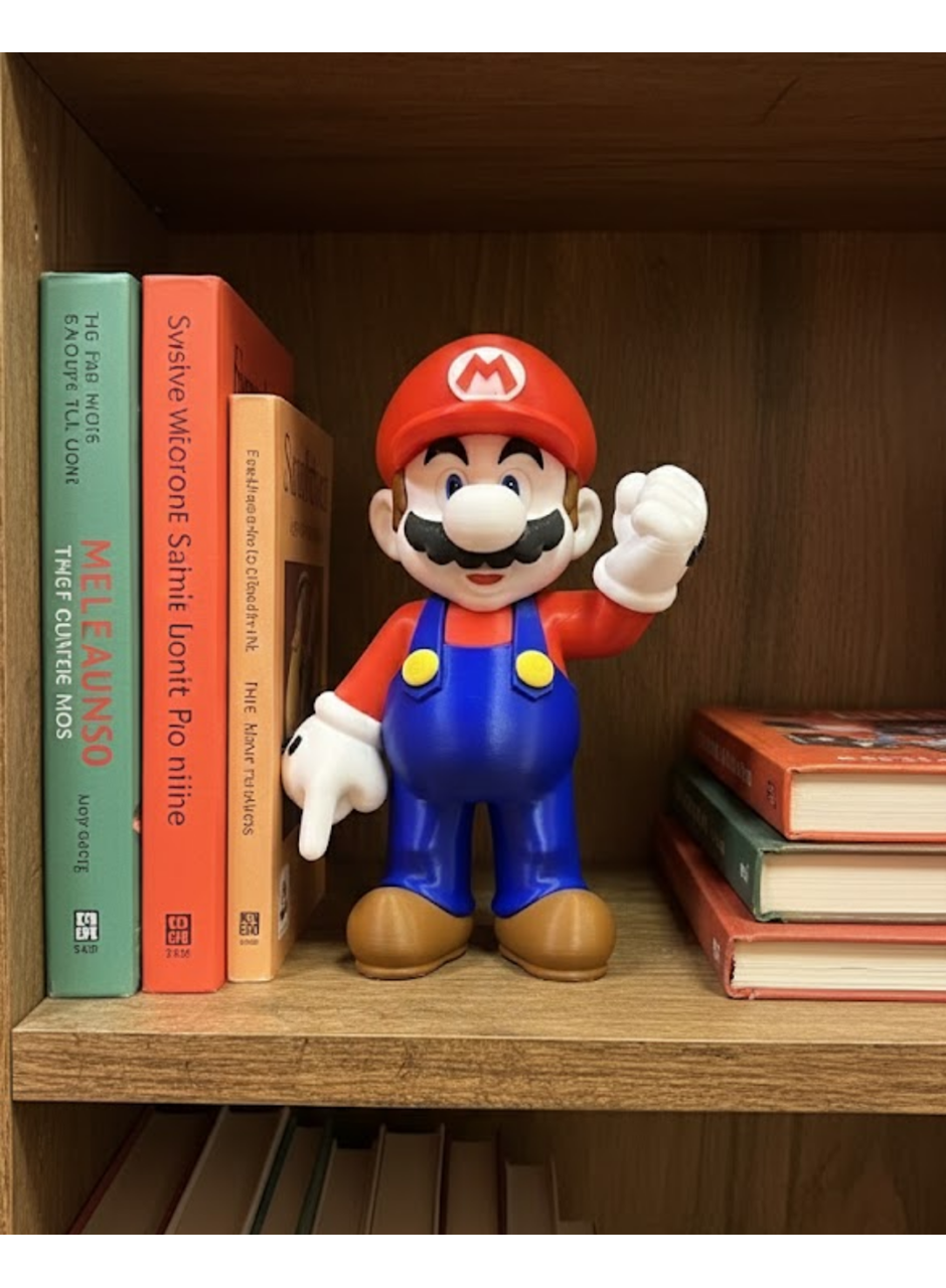 Süper Mario Masa Üstü Dekor Biblo Oyun Severlere Özel Figür