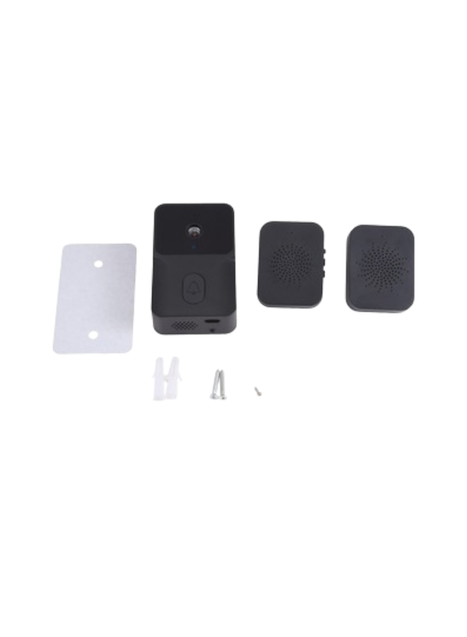 Akıllı Kapı Zili Kamera Gece Görüşlü Çift Yönlü Sesli WiFi