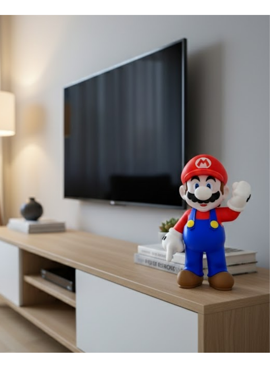 3D Süper Mario Dekoratif Biblo Koleksiyonluk Oyun Karakteri Figürü