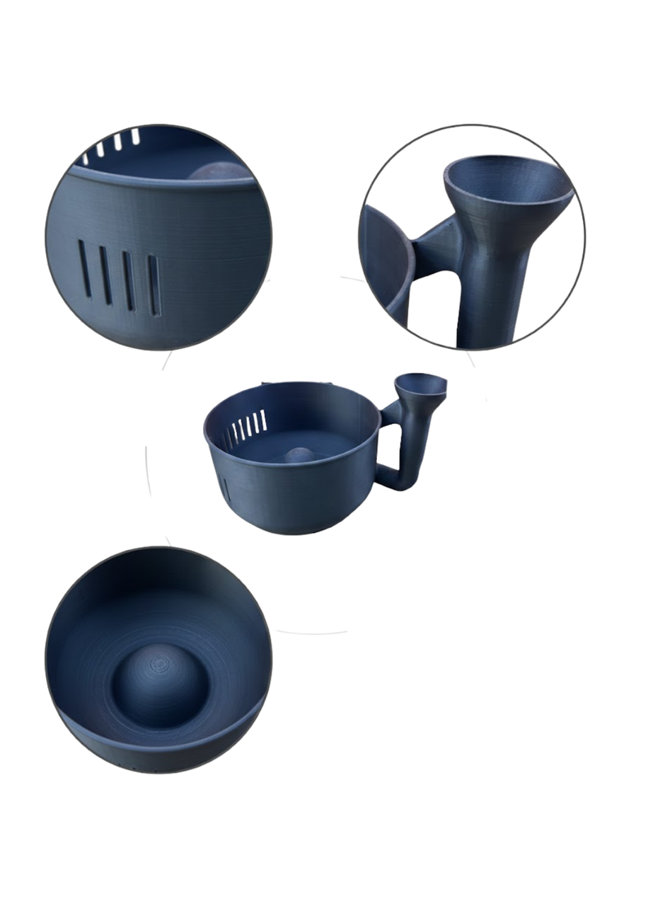 Pratik Sebze Yıkayıcı Süzgeçli Hazneli Ergonomik Saplı Mutfak Yardımcısı