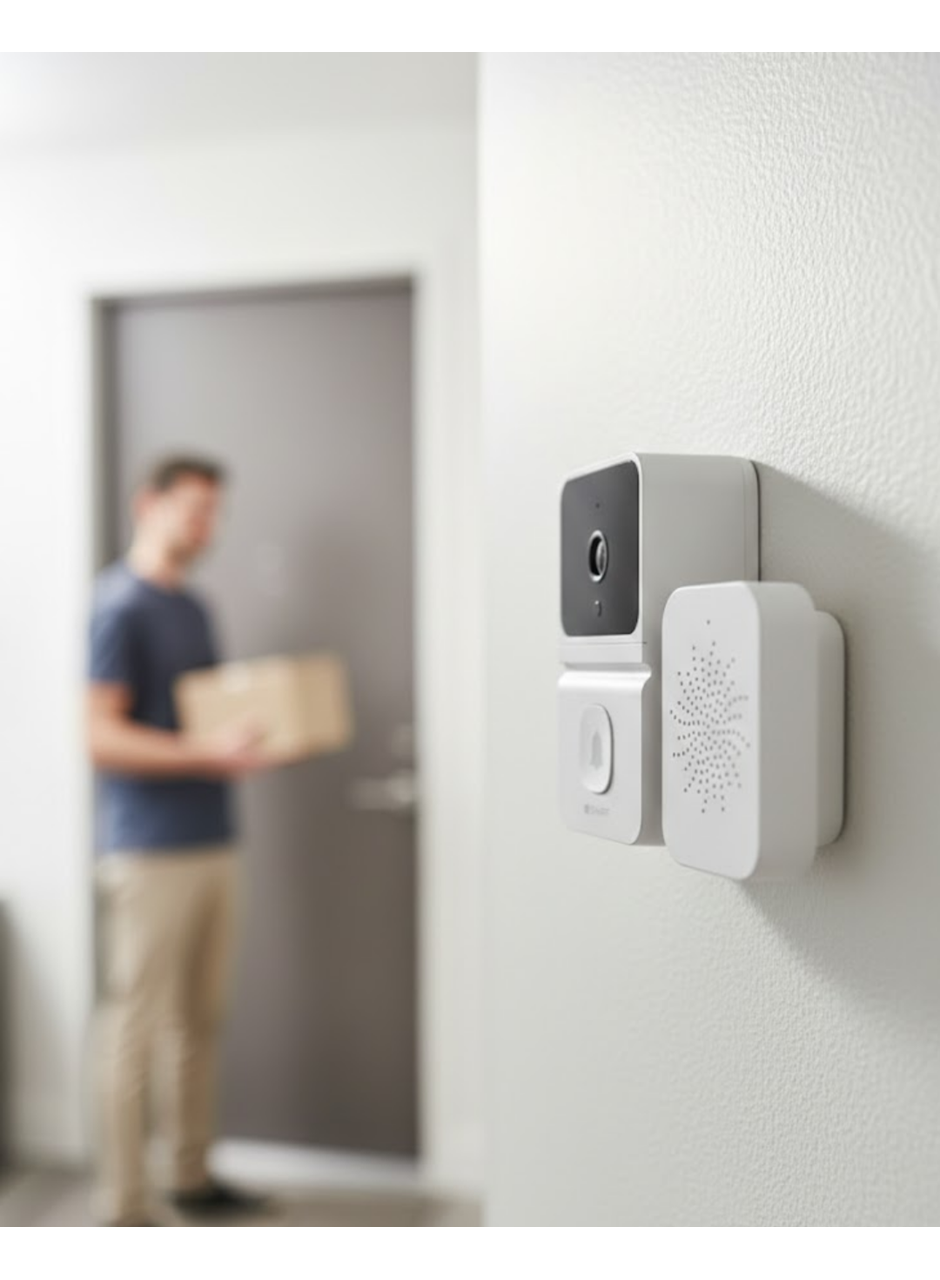 Gerçek Zamanlı Fotoğraflı Akıllı Kapı Zili İki Yönlü Konuşma