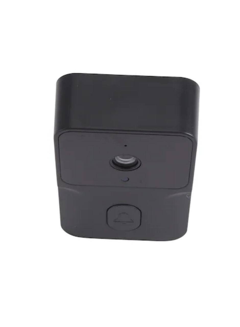 ŞARJLI KAMERALI KAPI ZİLİ SİYAH