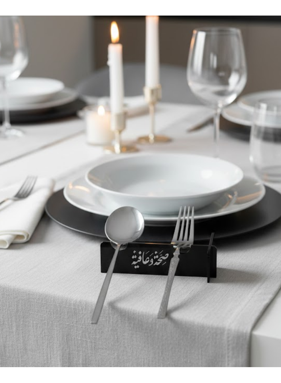 3D Özel Baskı 6’lı Kaşık Çatal Servis Standı Masa Üstü Düzenleyici