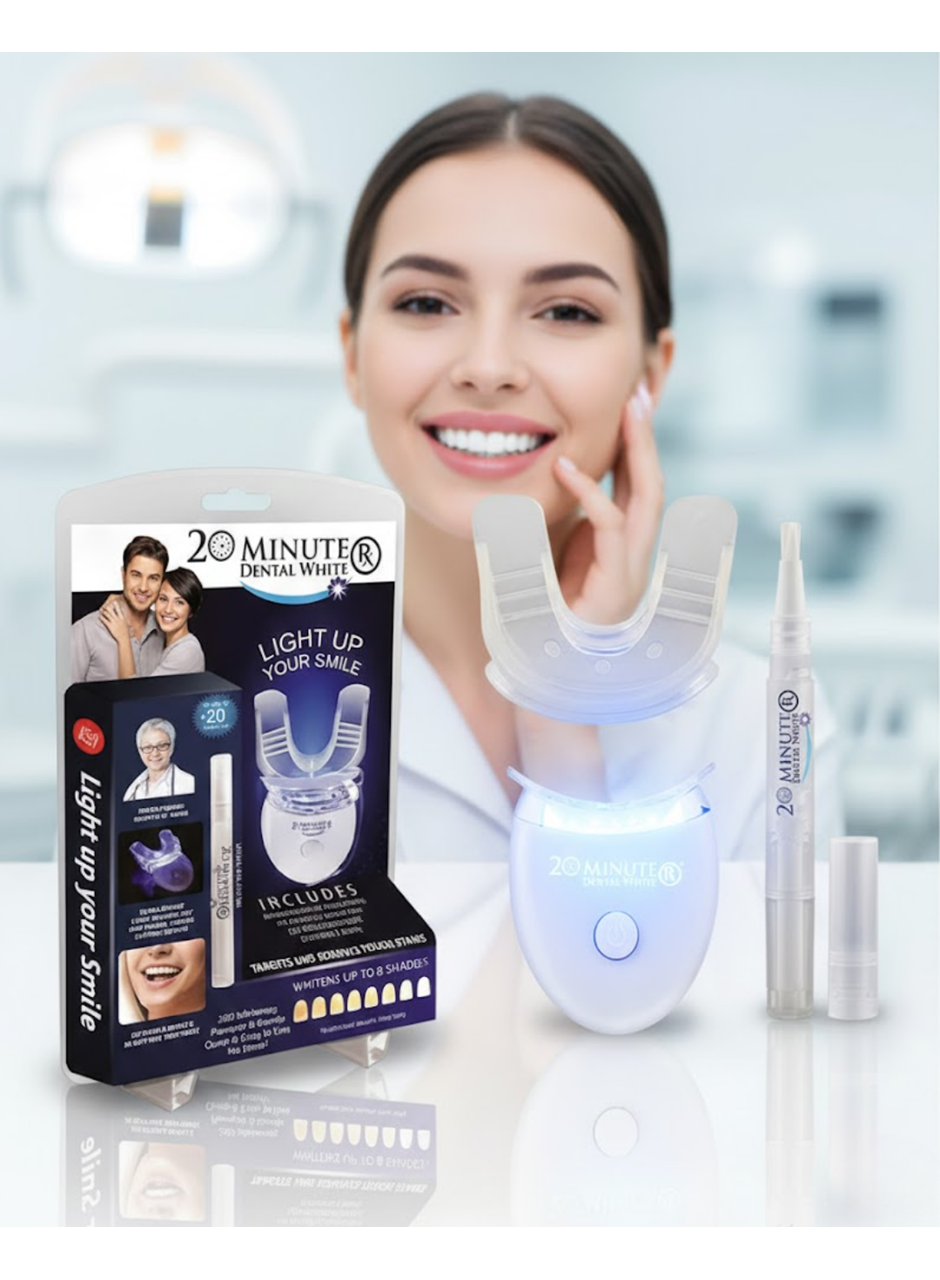 Beyazlatma Kalemli LED Diş Parlatma Seti