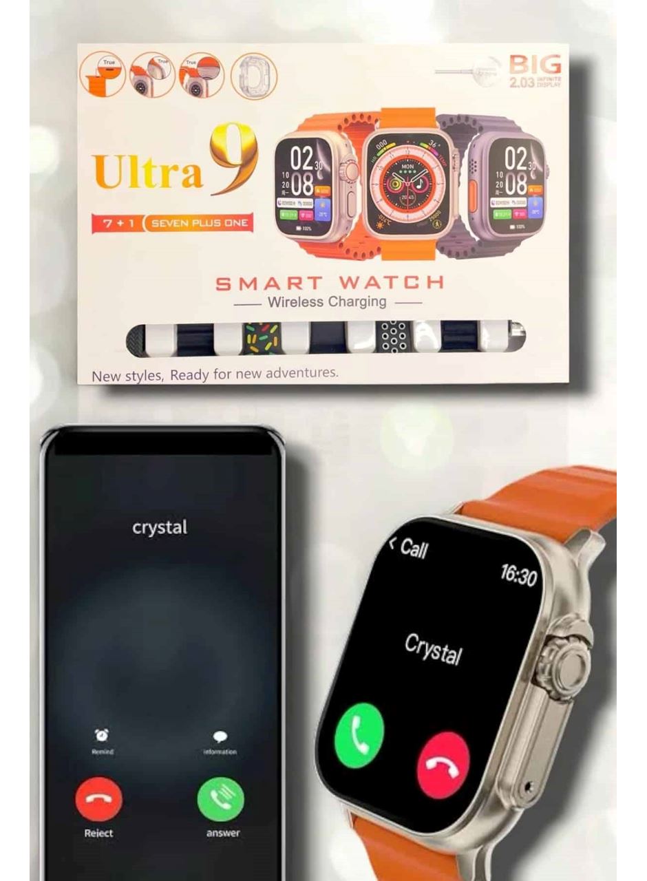 Akıllı Saat Bluetooth Bağlantılı 2.09 İnç HD Ekran ve Çok Yönlü Sağlık Takibi