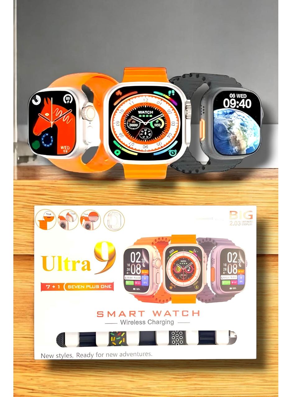 Akıllı Saat Bluetooth Bağlantılı 2.09 İnç HD Ekran ve Çok Yönlü Sağlık Takibi