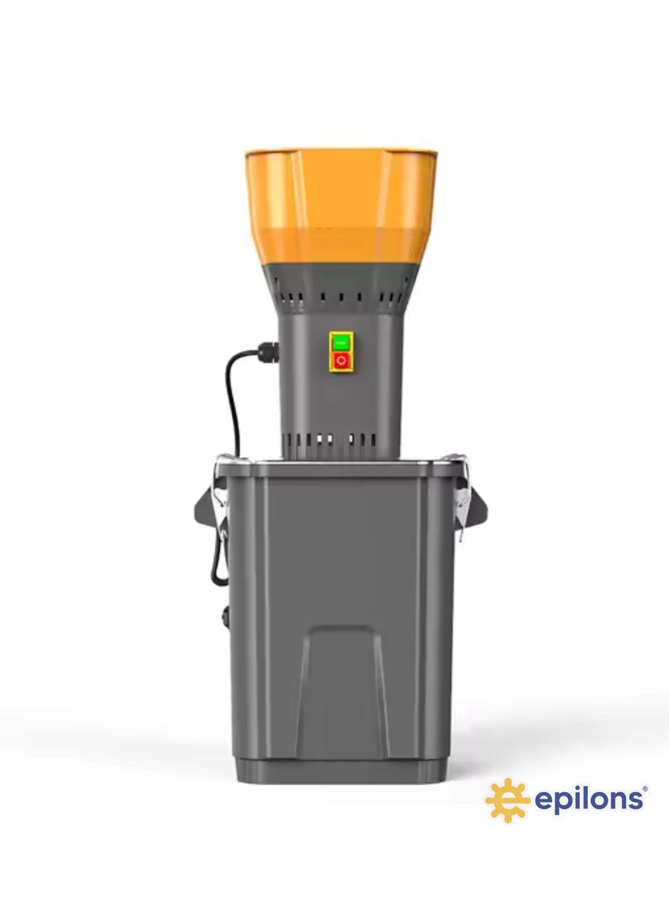 55’lik Profesyonel Yem Kırma Makinesi – 9 Elek Hediyeli Paslanmaz Tahıl Öğütücü Değirmen 1300 w (