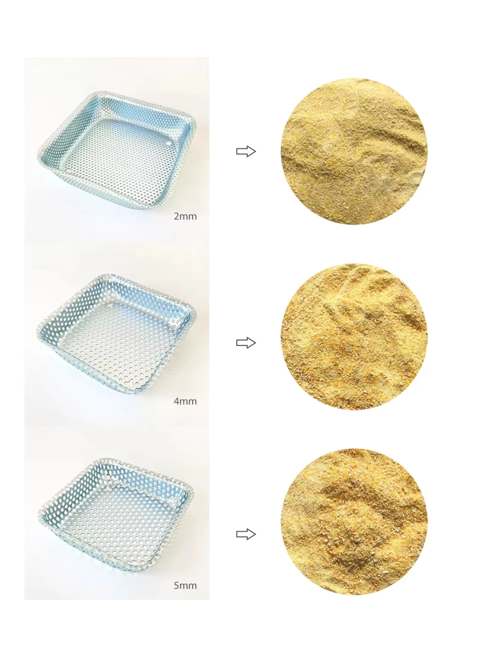 55’lik Profesyonel Yem Kırma Makinesi – 9 Elek Hediyeli Paslanmaz Tahıl Öğütücü Değirmen 1300 w (