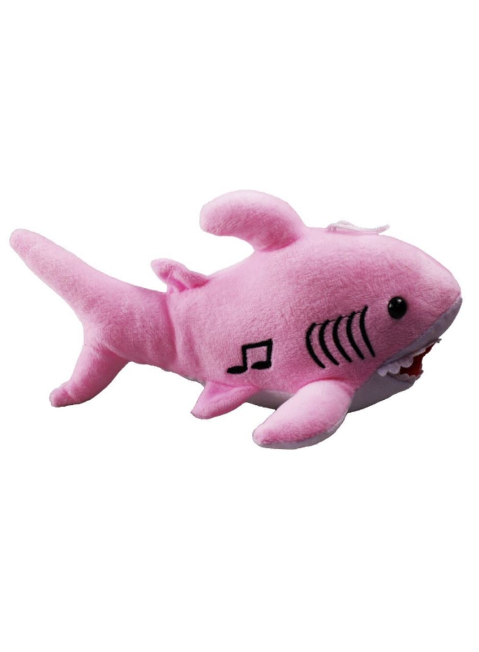 Köpekbalığı Sesli Baby Shark Müzikli 28 cm - 1811201 - Pembe