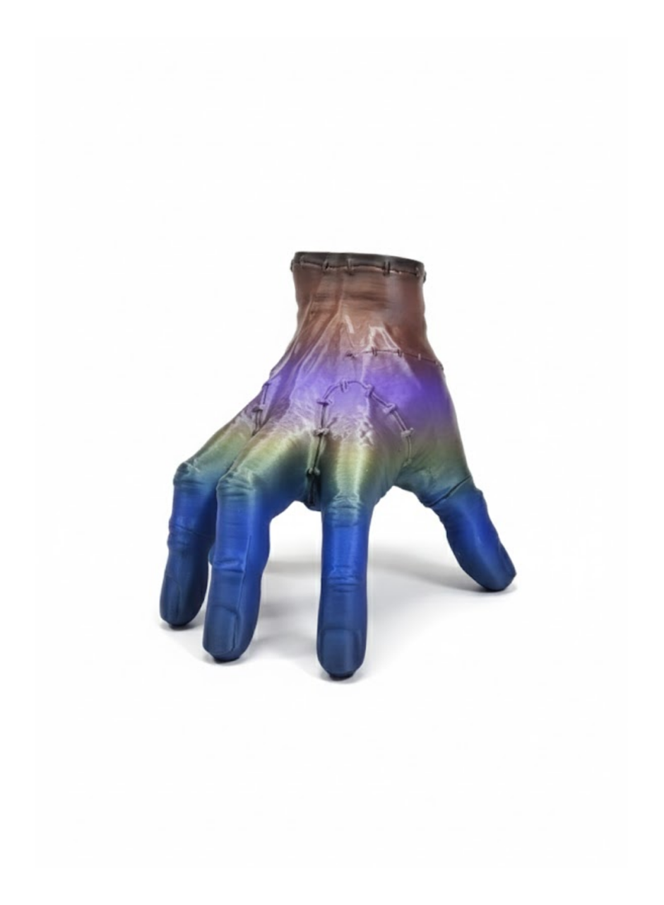 3D Rengarenk El Dekoratif Heykel 27x22 cm Büyük Boy Modern Tasarım