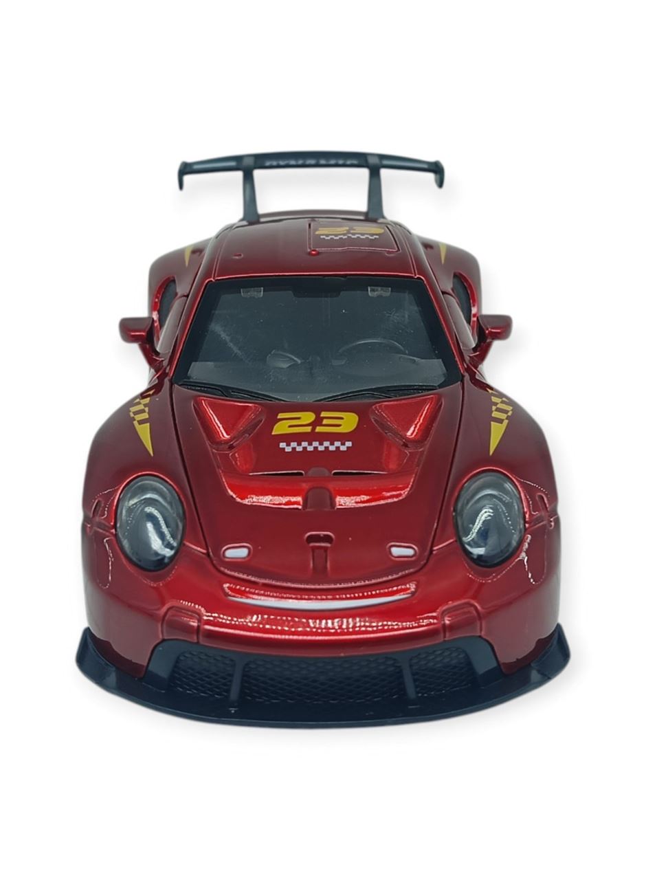 Sesli Işıklı Spor Araba 15 cm - 3291D - Kırmızı