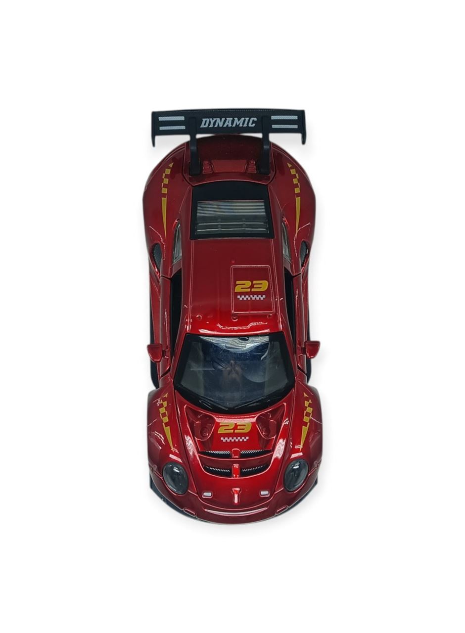 Sesli Işıklı Spor Araba 15 cm - 3291D - Kırmızı