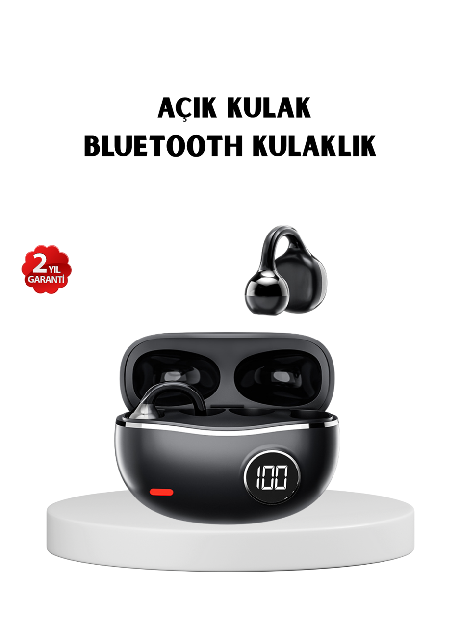 Kablosuz Açık Kulak Kulaklık Bluetooth 5.4 Type-C Hızlı Şarj 30 Saat