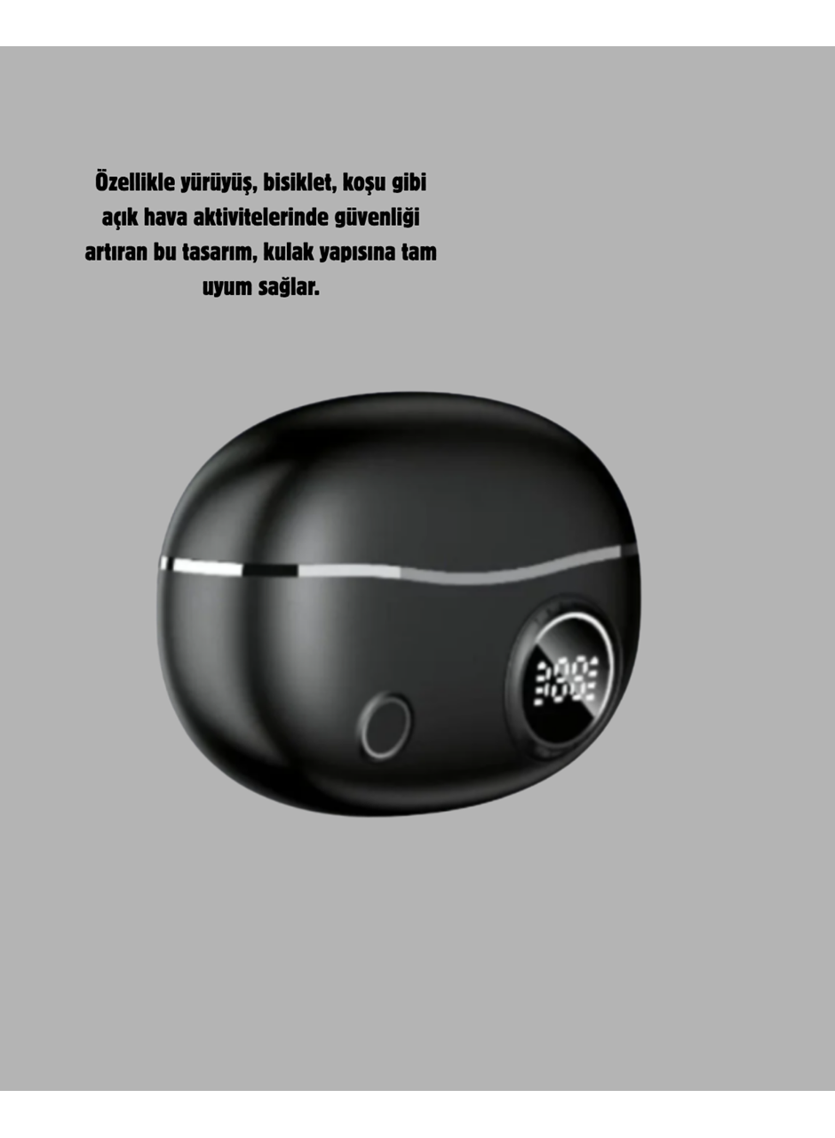 Kablosuz Açık Kulak Kulaklık Bluetooth 5.4 Type-C Hızlı Şarj 30 Saat