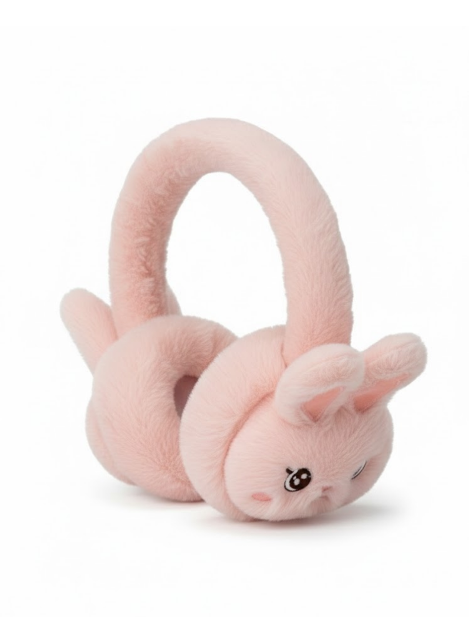 Peluş Kulaklıklı Bluetooth Kablosuz Müzik Dinleme ve Görüşme Özellikli